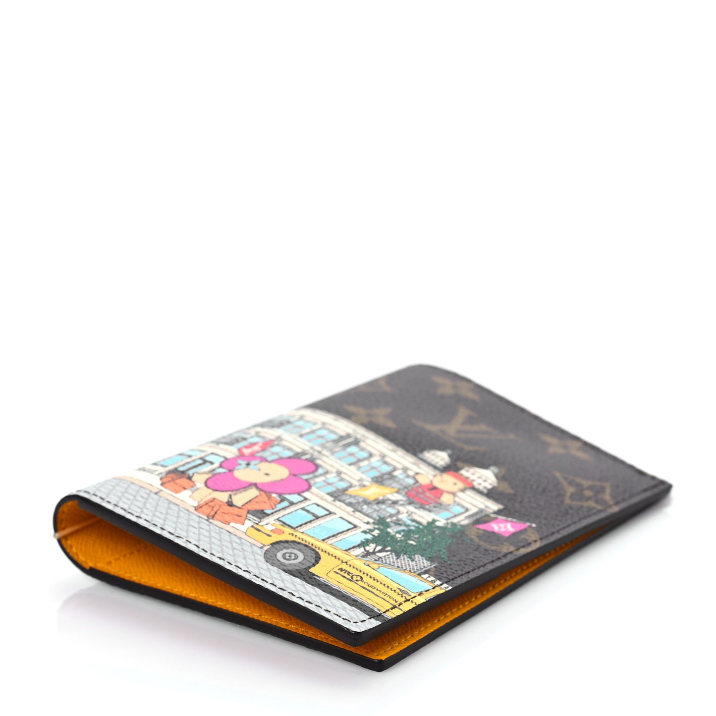 Monogram 2022 Christmas Animation New York Soho Passport Cover Yellow