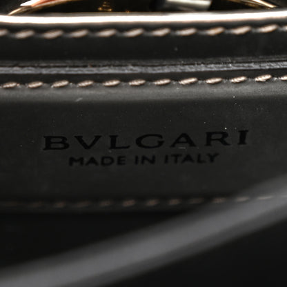 Bulgari Metallic Calfskin Serpenti Forever Top Handle Silver 6 of 14