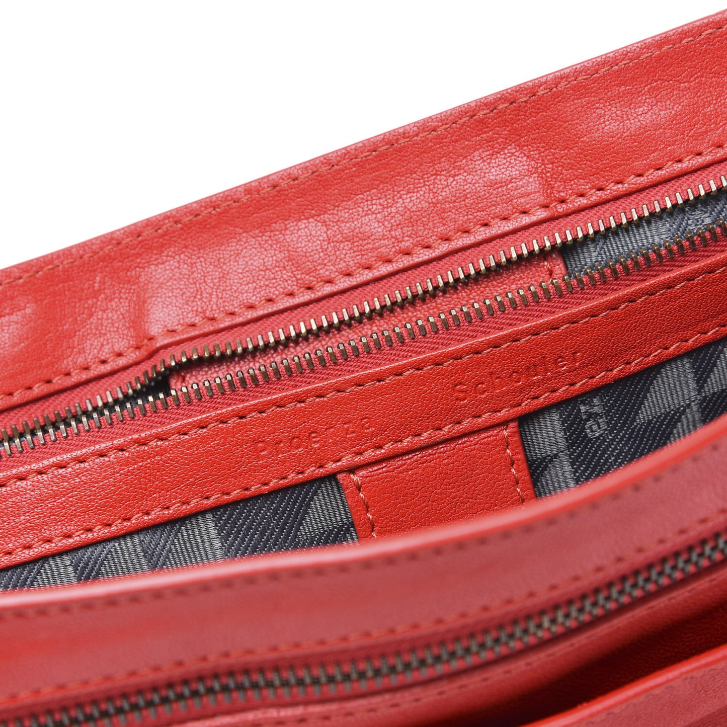 Lambskin Medium PS1 Satchel Red