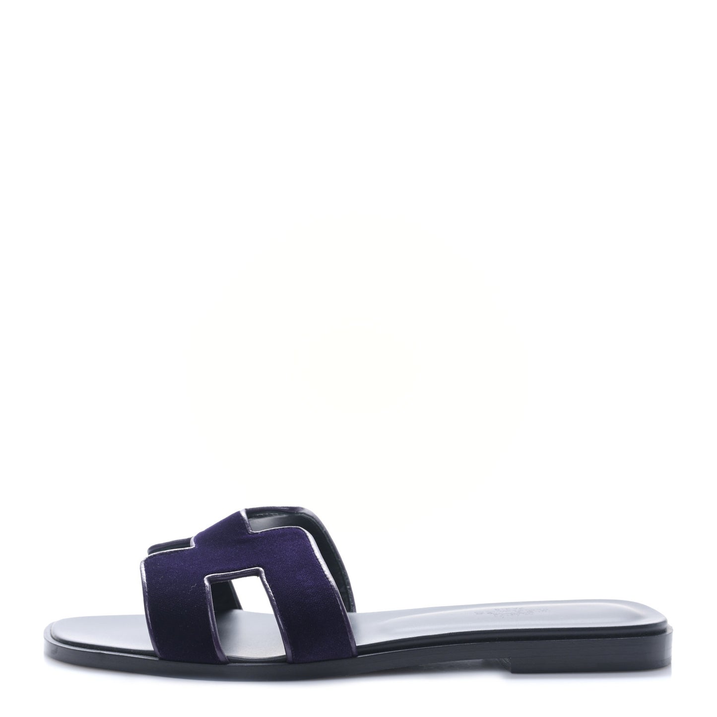 Velvet Nappa Oran Sandals 38 Violet Fonce