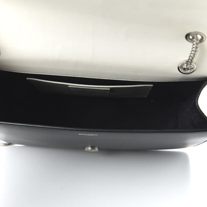 Saint Laurent Calfskin Medium Classic Betty Black White 5 of 10