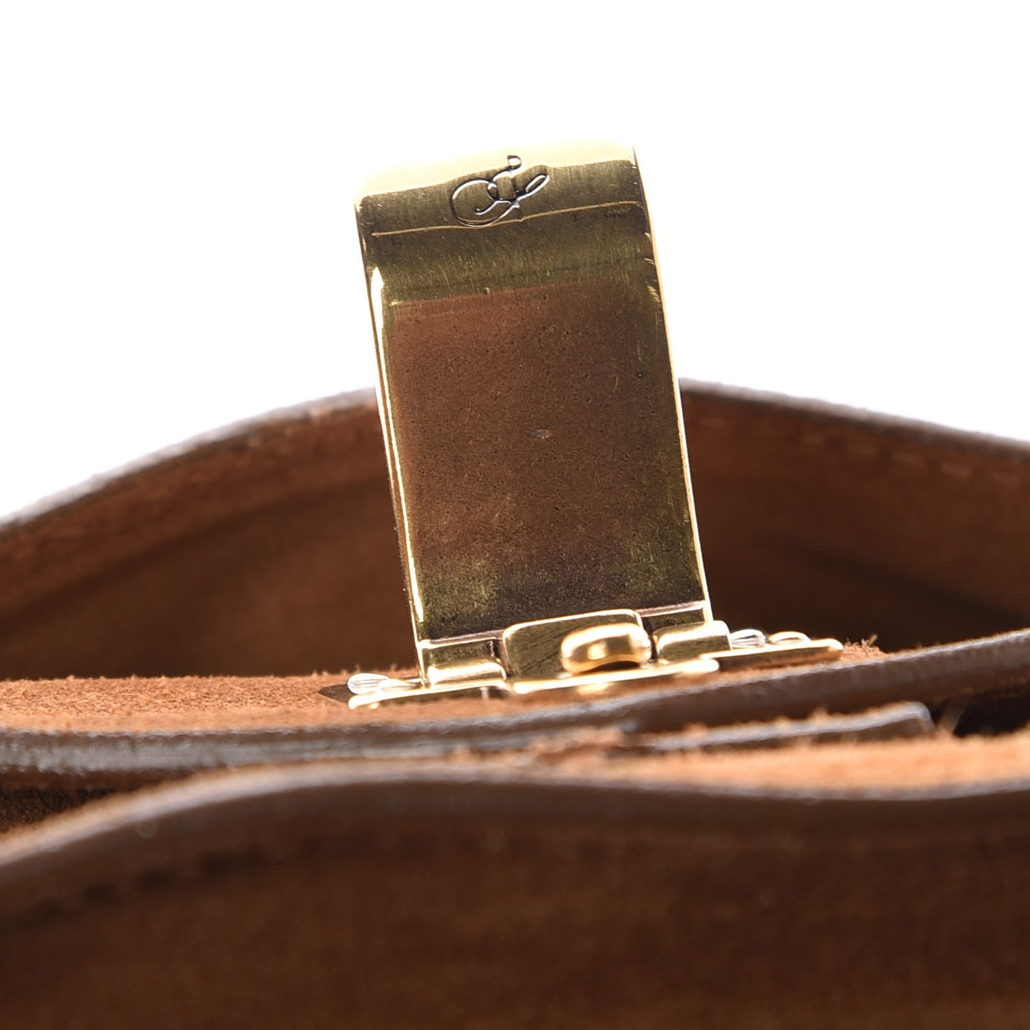 Suede Medium PS1 Satchel Tobacco