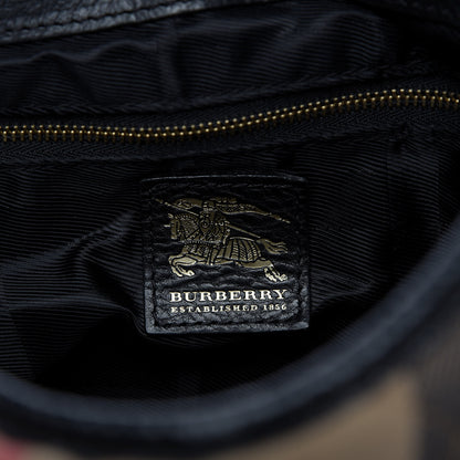 Burberry House Check Quilted Brook Hobo Black 8 of 10