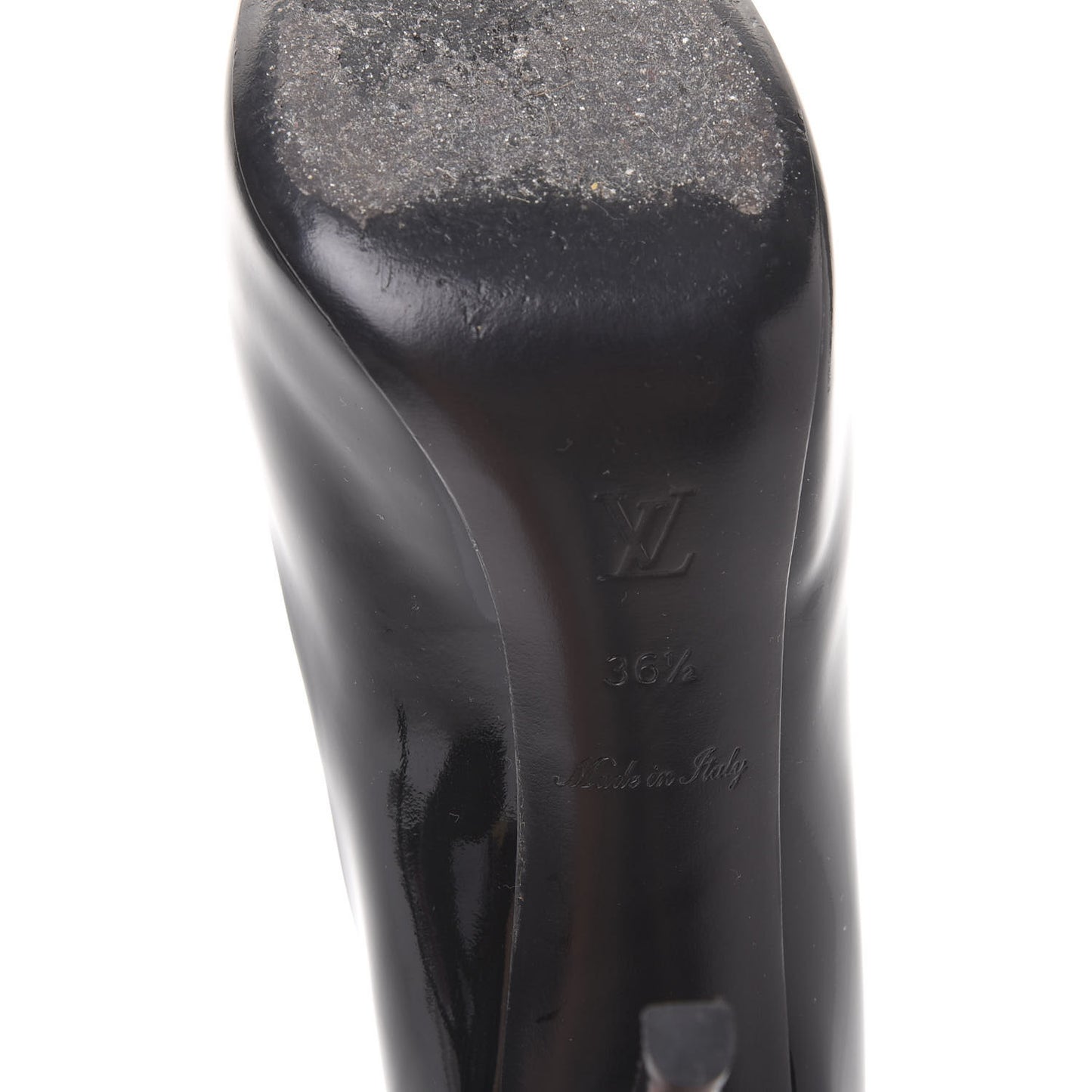 Patent Oh Really Peep Toe Pumps 36.5 Black