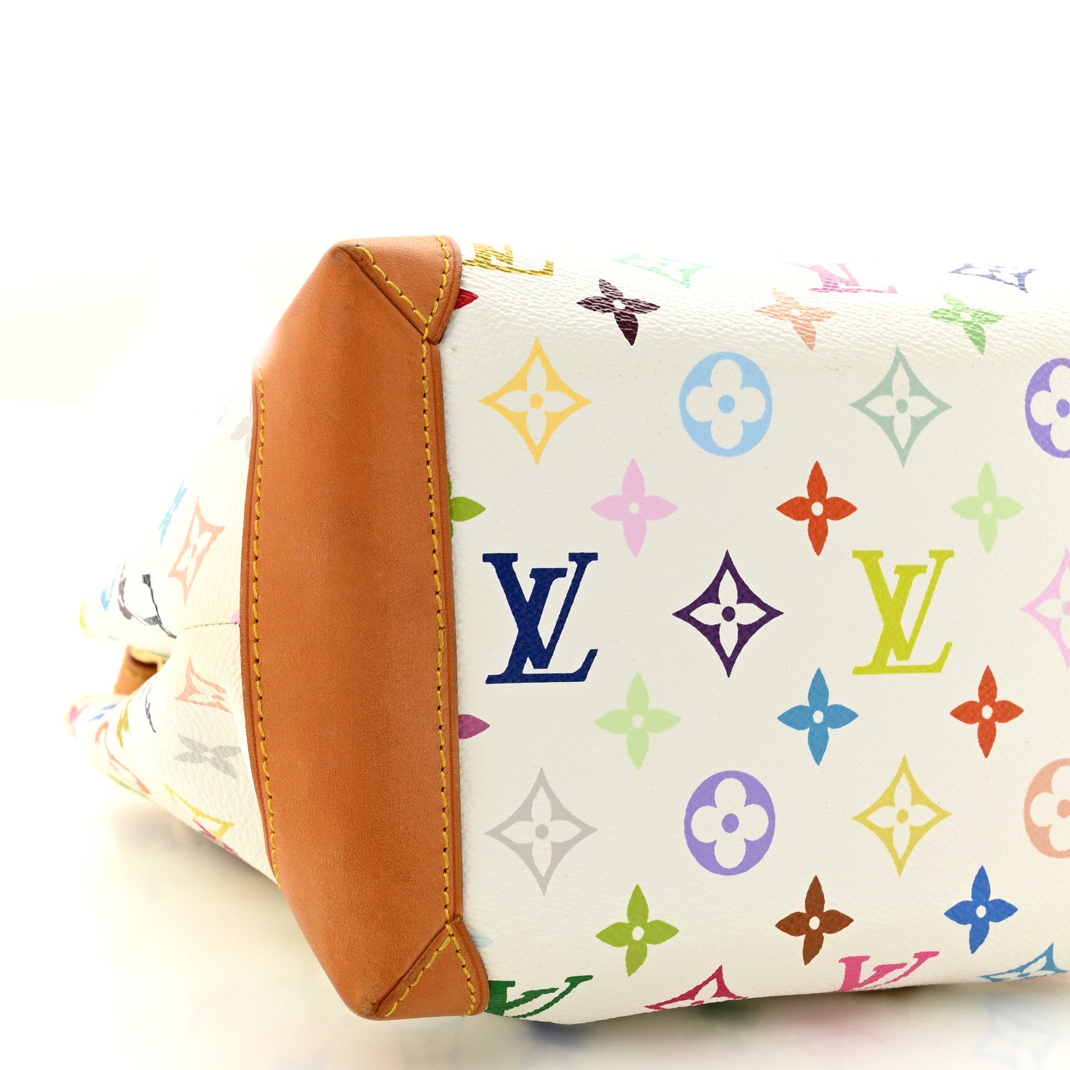 Louis Vuitton Monogram Multicolor Audra White 8 of 10
