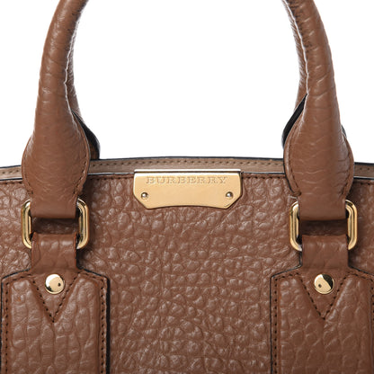 Burberry Signature Grain Small Clifton Bag Sepia Brown Honey 10 of 11