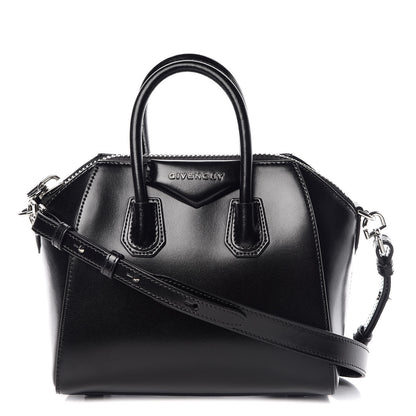 Givenchy Shiny Lord Calfskin Mini Antigona Black 1 of 9