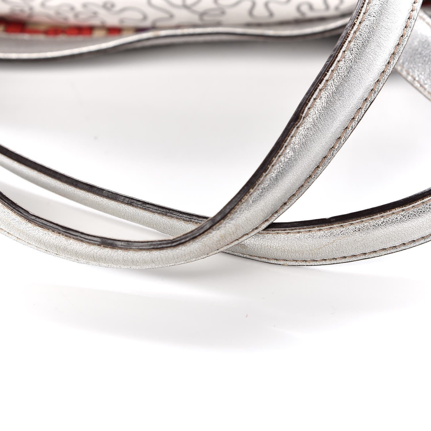 Gucci Guccissima Medium Britt Tote Silver 10 of 17