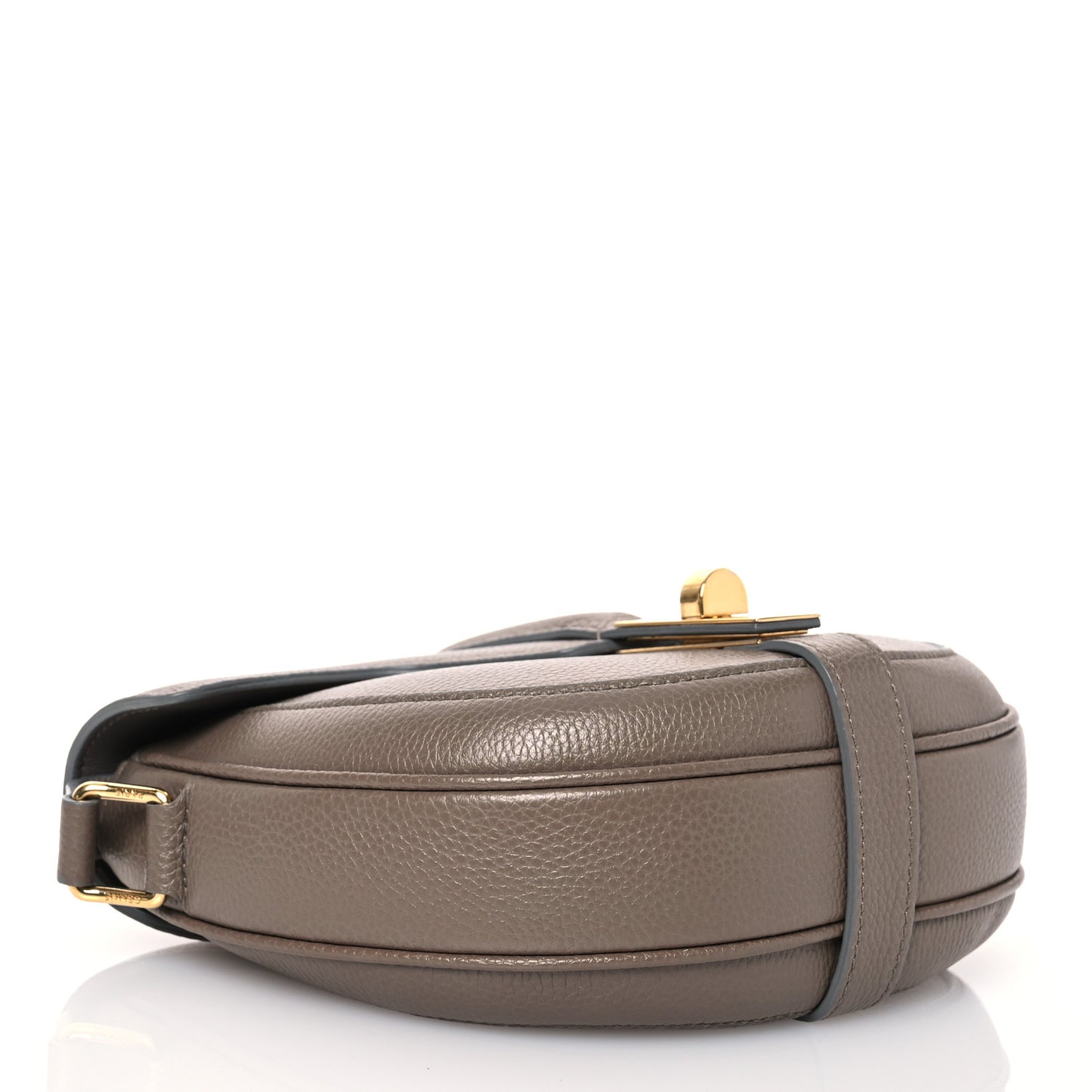 Grained Calfskin Besace Small 16 Pebble