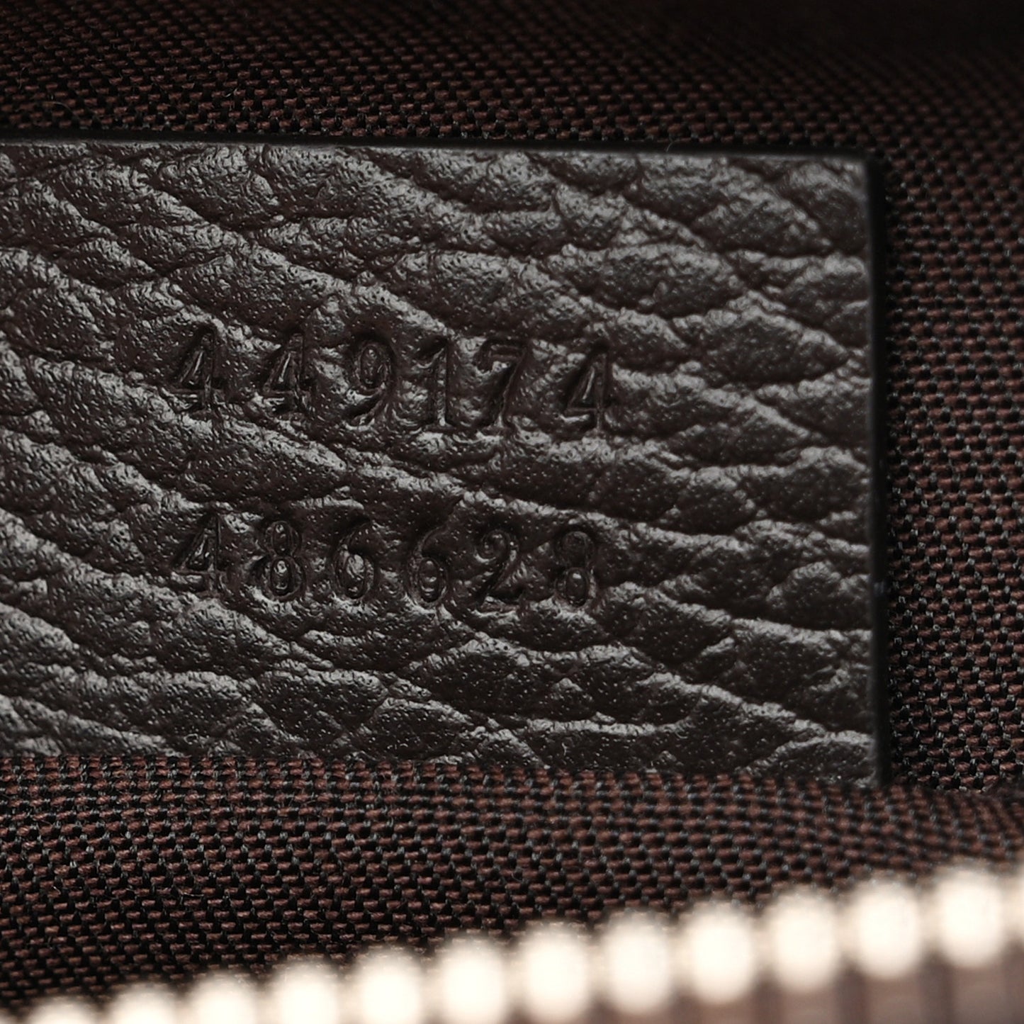 Monogram Dollar Calfskin Belt Bag Beige Ebony Testa di Moro Marrone Scuro