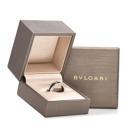 Bulgari Sterling Silver Ceramic Save The Children One-Band Ring 50 5.25 6 of 6
