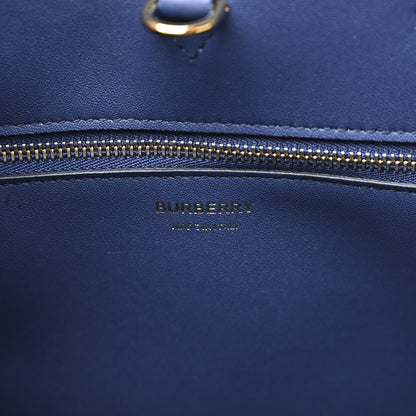 Burberry Grained Calfskin Small Frances Tote Navy 6 of 9