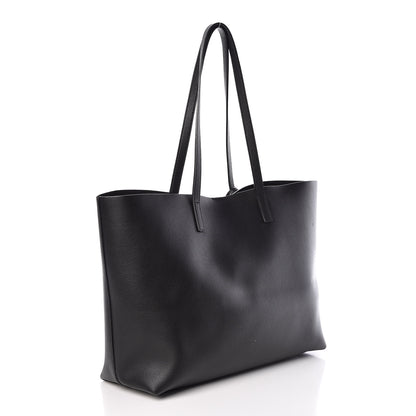 Saint Laurent Calfskin Large Shopping Tote Black 4 of 9