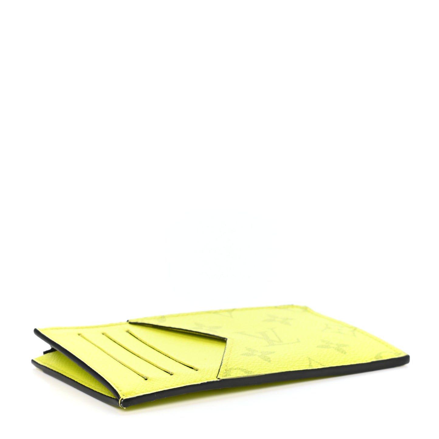 Monogram Taiga Coin Card Holder Yellow