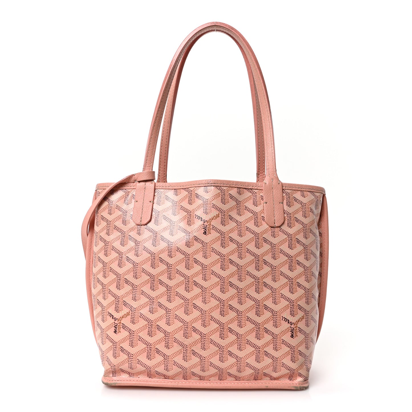 Goyardine Reversible Mini Anjou Pink