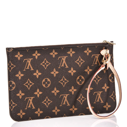 Louis Vuitton Monogram Neverfull MM GM Pochette 3 of 7