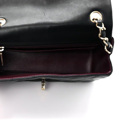 Chanel Lambskin Quilted Mini Rectangular Flap Black 5 of 9