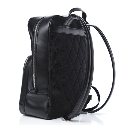 Gucci Calfskin Rhombus Backpack Black 2 of 9