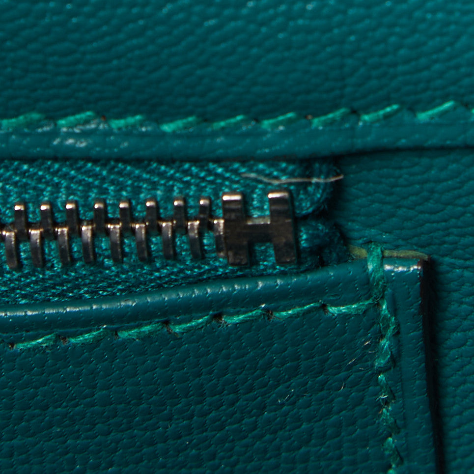 Hermes Taurillon Clemence Birkin 35 Malachite 16 of 30