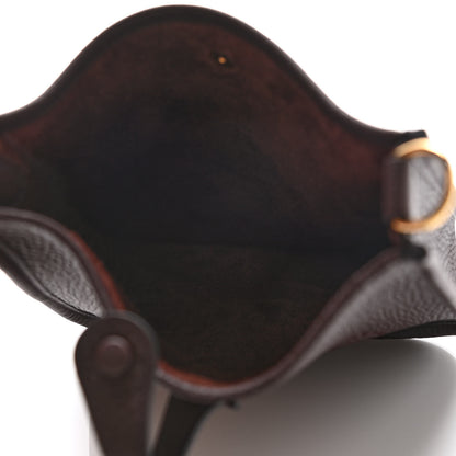 Hermes Taurillon Clemence Evelyne TPM Rouge Sellier 5 of 11