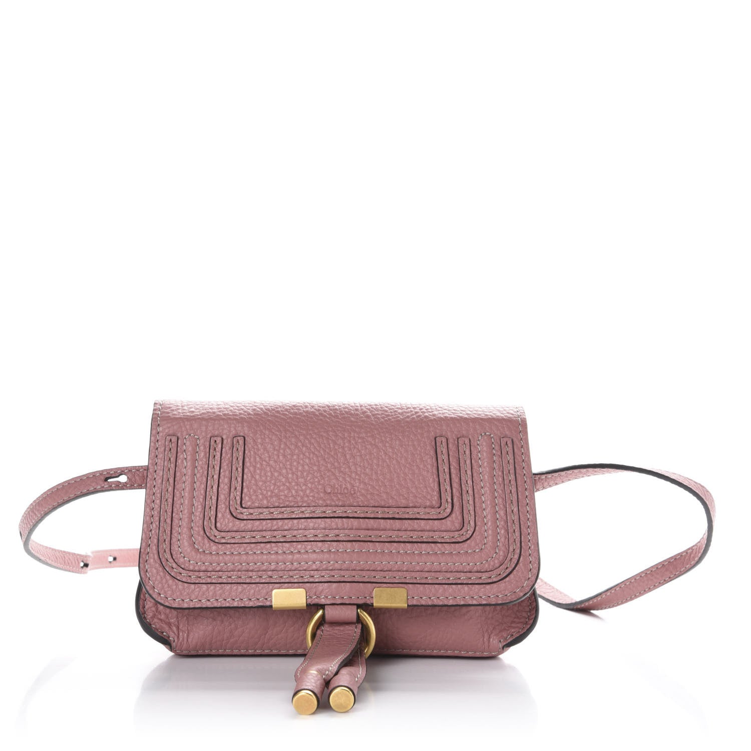 Chloe Calfskin Marcie Convertible Belt Bag Rusty Pink 1 of 10
