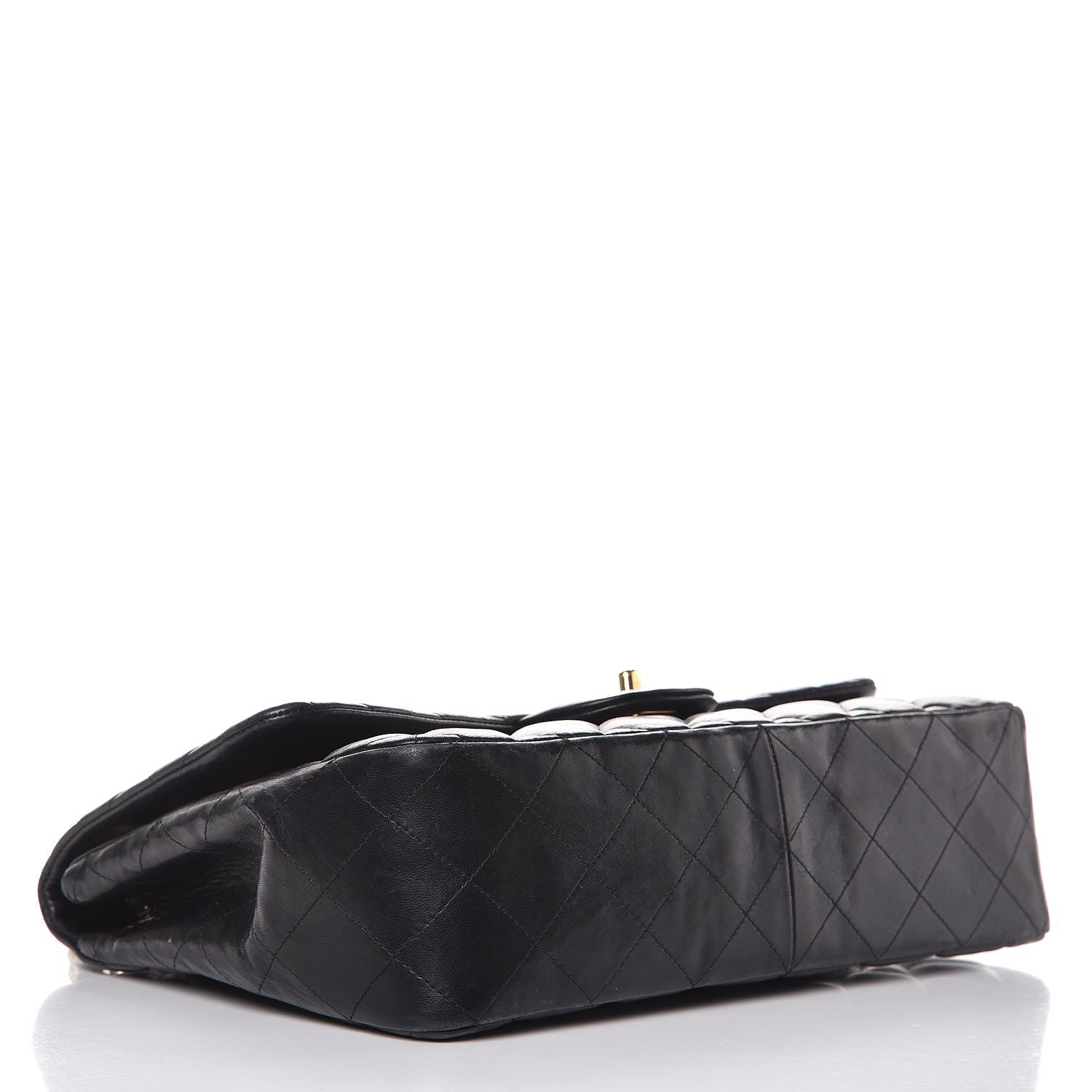 Chanel Lambskin Quilted Jumbo Single Flap Black 5 of 17