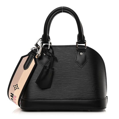 Louis Vuitton Epi Jacquard Alma BB Black 1 of 10