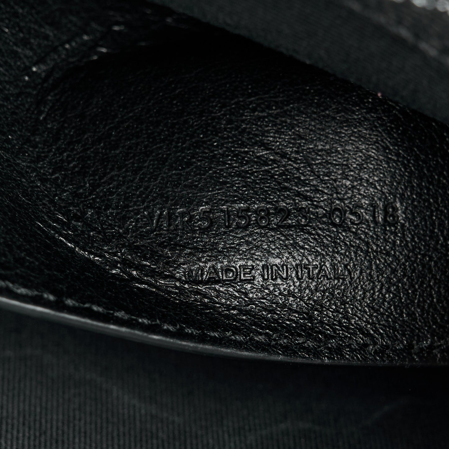 SAINT LAURENT Grained Calfskin Medium Monogram Sunset Crossbody Black