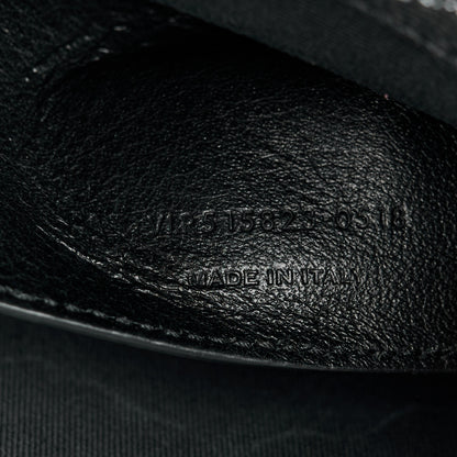 Saint Laurent SAINT LAURENT Grained Calfskin Medium Monogram Sunset Crossbody Black 8 of 11