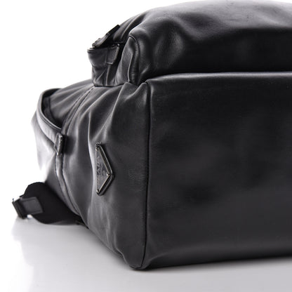 Prada Soft Calfskin Day Backpack Black 9 of 10