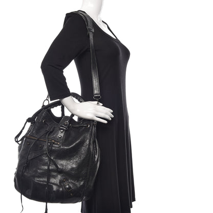 Balenciaga Agneau Classic Hardware Pompon Black 2 of 10