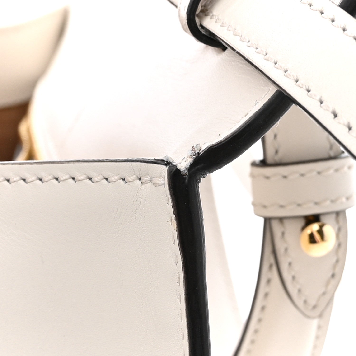 Gucci Calfskin Floral Medium Sylvie Top Handle Bag Off White 14 of 16