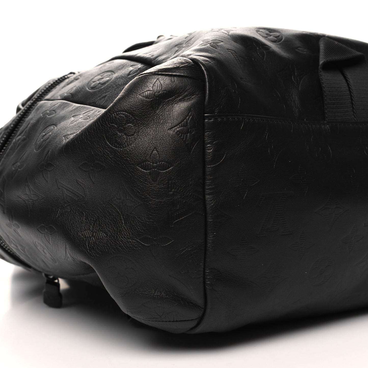 Calfskin Monogram Shadow Discovery Backpack Black