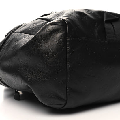 Louis Vuitton Calfskin Monogram Shadow Discovery Backpack Black 8 of 9