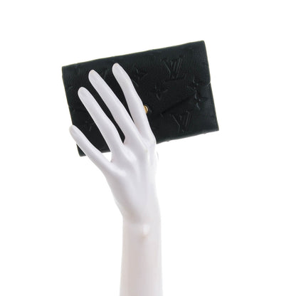 Louis Vuitton Empreinte Compact Curieuse Wallet Black 2 of 7
