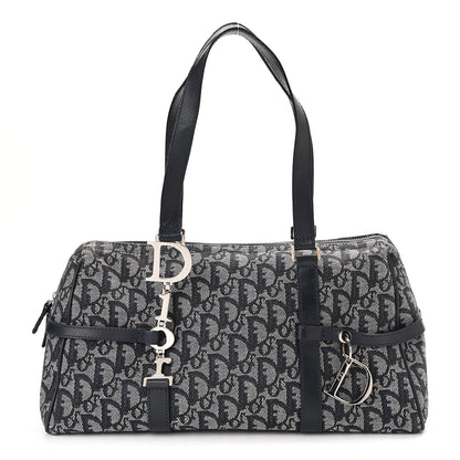 Christian Dior Denim Monogram Charms Shoulder Bag Blue 1 of 13