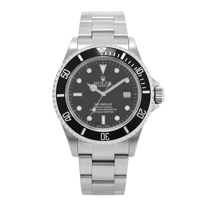 Rolex Stainless Steel 40mm Sea-Dweller Oyster Perpetual Watch Black 16600 1 of 3