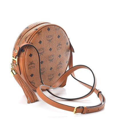 MCM Visetos Medium Heritage Tambourine Cognac 3 of 8