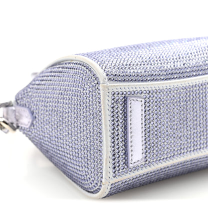Givenchy Lambskin Satin Strass Micro Antigona Lavender 9 of 10