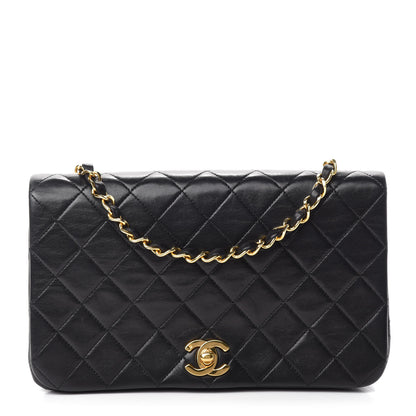 Chanel Lambskin Quilted Small Single Flap Bag Black 1 of 12