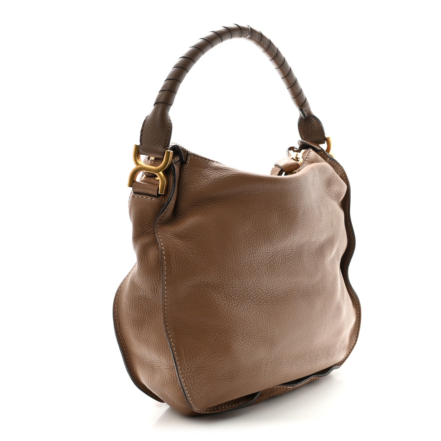 Chloe Calfskin Medium Marcie Satchel Nut 3 of 9