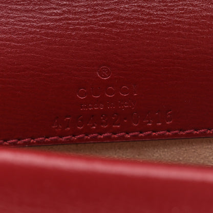 Gucci Snakeskin Azalea Calfskin Enamel Super Mini Dionysus Shoulder Bag New Rock New Cherry Red Electric Blue 6 of 9