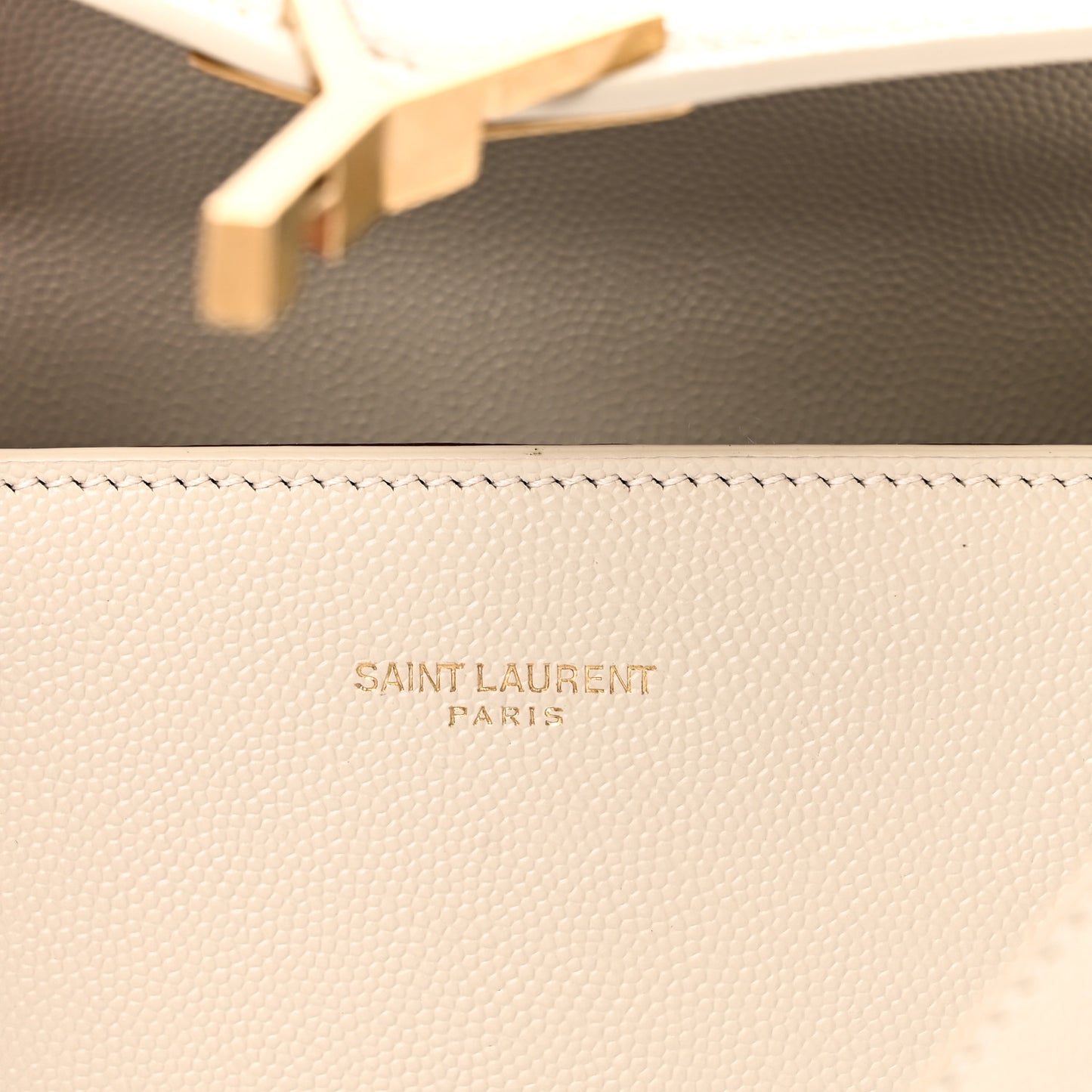 Grain de Poudre Mini Classic Monogram Cassandra Top Handle Crema Soft Rouge Legion