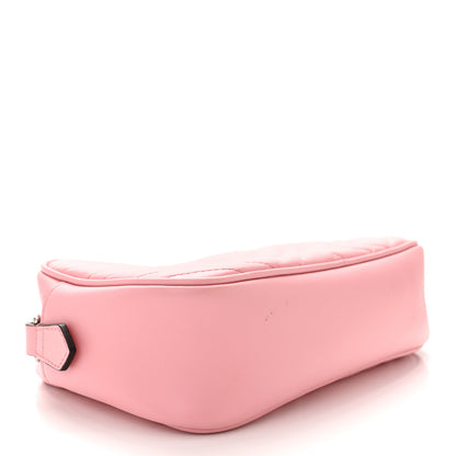Gucci Calfskin Matelasse Small GG Marmont Chain Shoulder Bag Wild Rose 4 of 12