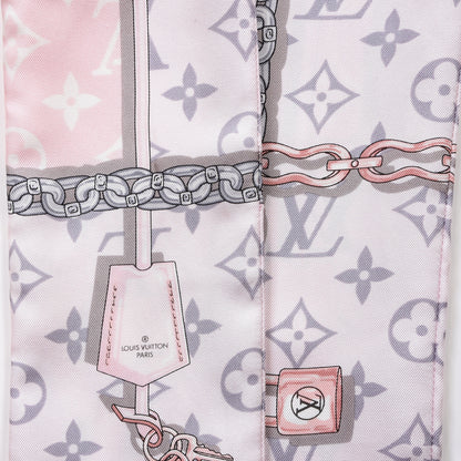 Louis Vuitton Silk Monogram Confidential Bandeau Light Pink 4 of 5
