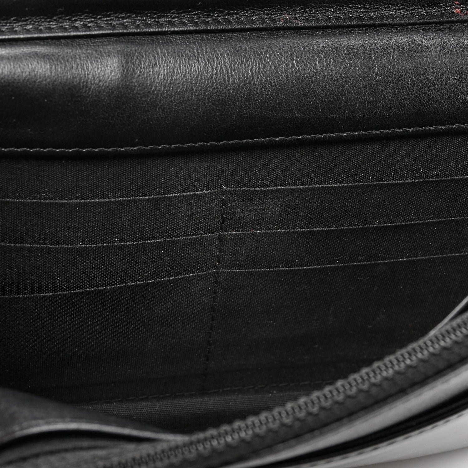 Chanel Glazed Calfskin Boy Wallet On Chain WOC Black 13 of 16