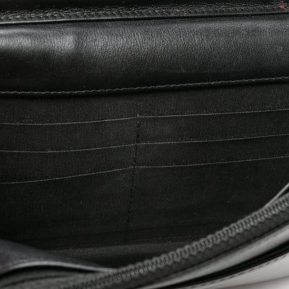 Chanel Glazed Calfskin Boy Wallet On Chain WOC Black 13 of 16