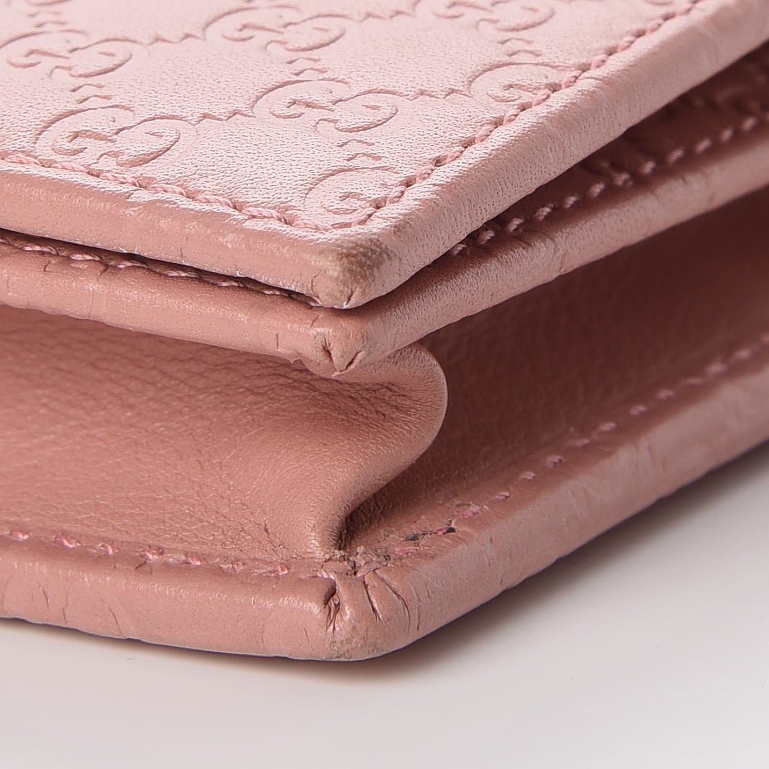 Gucci Microguccissima Crossbody Wallet Soft Pink 7 of 13