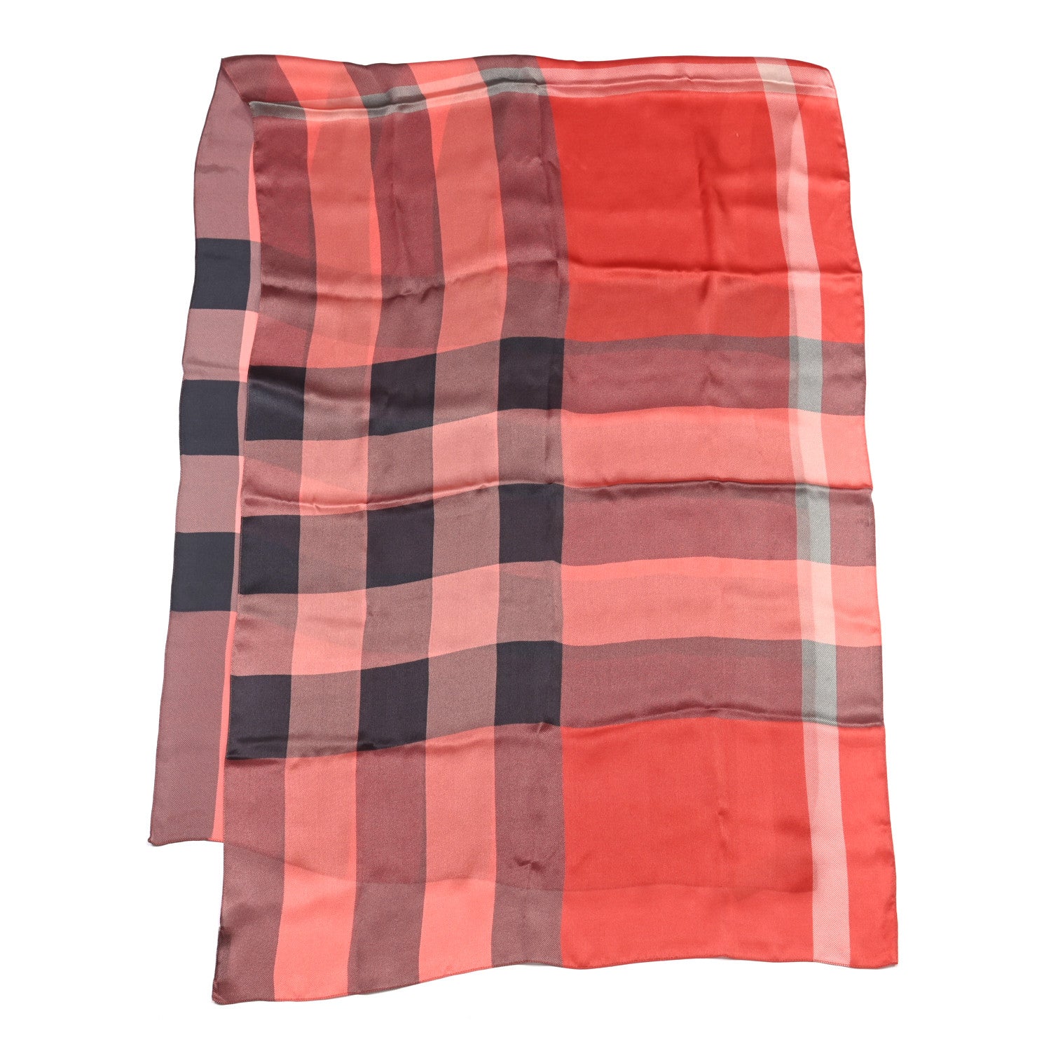 Burberry Silk Check Scarf Pink 2 of 4