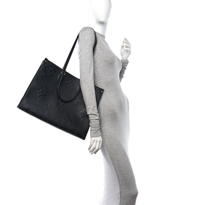 Louis Vuitton Empreinte Monogram Giant Onthego GM Black 3 of 9